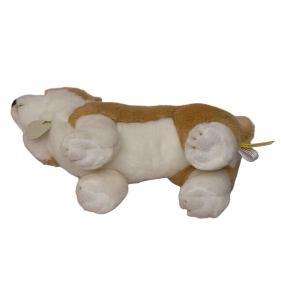 Aurora Miyoni Corgi Plush Dog Stuffed Animal 10" Tan White Soft Toy Collectible - Picture 4 of 6